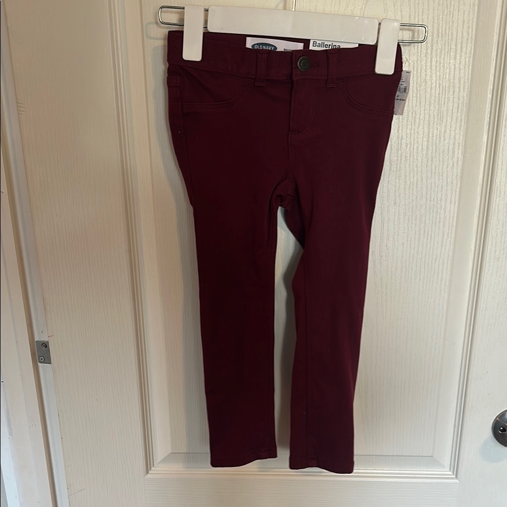 Burgundy Kids Pants